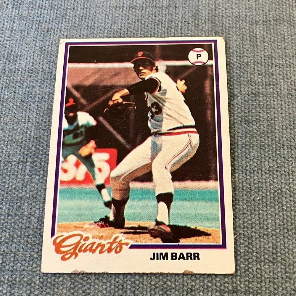 1978 Topps San Francisco Giants Baseball Card Trading Card